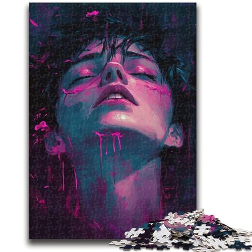 Anime-Jungen-Puzzle 1000 Teile für Teenager-Geschenke, Quizspiel, Wanddekoration, einzigartige Geburtstags (38x26cm) von AADSAZA