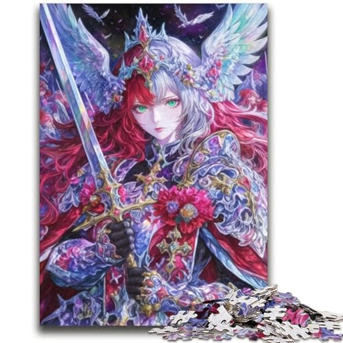 Anime-Kriegerin-Puzzle, 2000 Teile, für Teenager, Geschenke, Spielzeug, Lernspiele, Stressabbau, tolle Geschenke und Spielzeuge (70x100cm) von AADSAZA