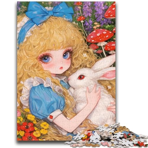 Anime-Mädchen-Puzzle 1000 Teile für Teenager, Geschenke, Spielzeug, Lernspiele, Stressabbau, tolle Geschenke und Spielzeuge (38x26cm) von AADSAZA