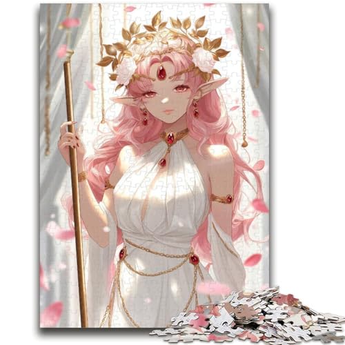 Anime-Mädchen-Puzzle 1000 Teile für Teenager, Geschenke, Spielzeug, Lernspiele, Stressabbau, tolle Geschenke und Spielzeuge (38x26cm) von AADSAZA