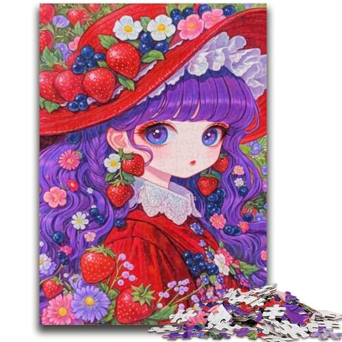 Anime-Mädchen-Puzzle 1000 Teile für Teenager, Geschenke, Spielzeug, Lernspiele, Stressabbau, tolle Geschenke und Spielzeuge (38x26cm) von AADSAZA