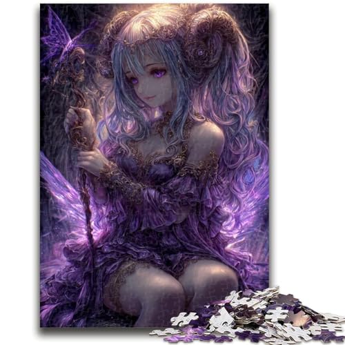 Anime-Mädchen-Puzzle 1000 Teile für Teenager-Geschenke, Spielzeug, Lernspiele, Stressabbau, tolle Geschenke und Spielzeuge (50x75cm) von AADSAZA