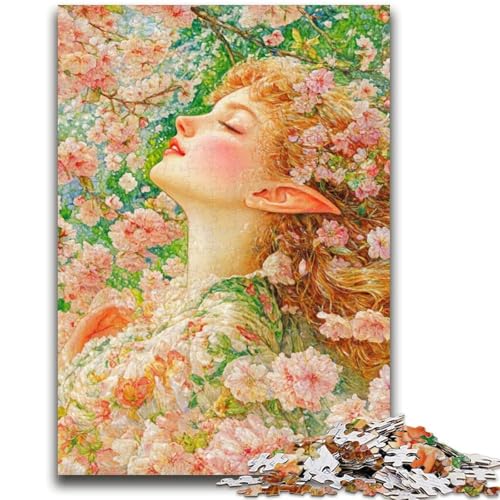 Anime-Mädchen-Puzzle 1000 Teile für Teenager-Geschenke, Spielzeug, Lernspiele, Stressabbau, tolle Geschenke und Spielzeuge (50x75cm) von AADSAZA