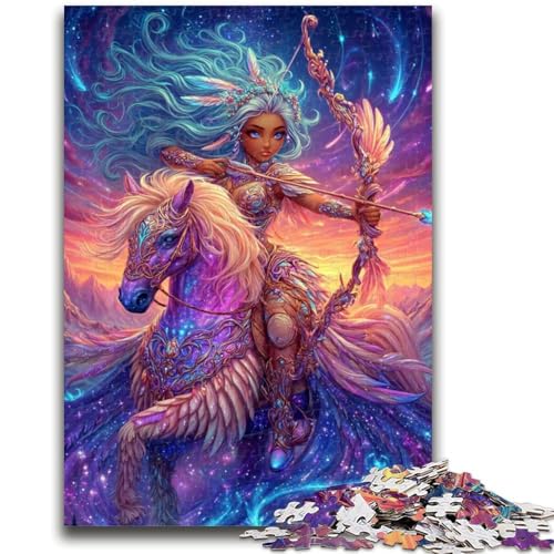 Anime-Mädchen-Puzzles für Teenager, 1000 Puzzles, Familienspiel zum Stressabbau, schwierige Herausforderung, Geschenke für Freunde und Familie (38x26cm) von AADSAZA