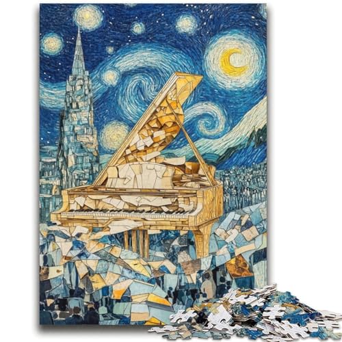 Art Piano 2000-teiliges Puzzle für Erwachsene und Jugendliche, anspruchsvoll zu vervollständigen, Aber unterhaltsam und humorvoll, mit passendem Poster und Quizblatt (70x100cm) von AADSAZA
