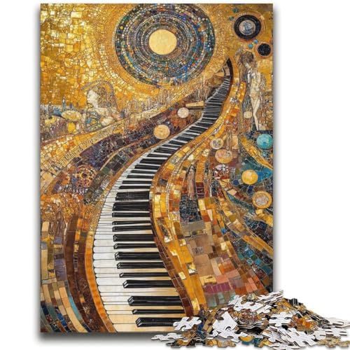 Art Piano 2000-teiliges Puzzle für Erwachsene und Jugendliche, hilft dem Gehirn, süchtig machendes Spielzeug zu trainieren, um Geduld zu fördern, einzigartiges Herausforderungsspiel (70x100cm) von AADSAZA