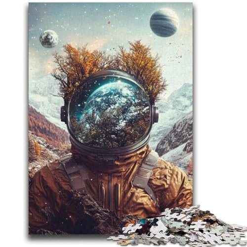 Astronauten-Berge-Puzzle für Teenager, 2000 Teile, für Lernspiele, Herausforderungsspielzeug, einzigartige Heimdekoration und Geschenke (70x100cm) von AADSAZA