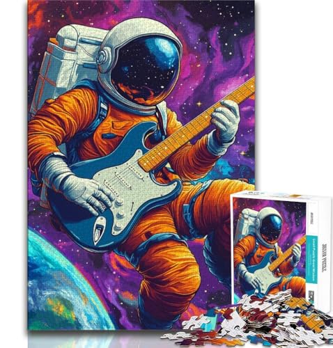 Astronauten-Puzzle 1000 Teile für Erwachsene, Lernspiel, Herausforderungsspielzeug, ganze Familie (38x26cm) von AADSAZA