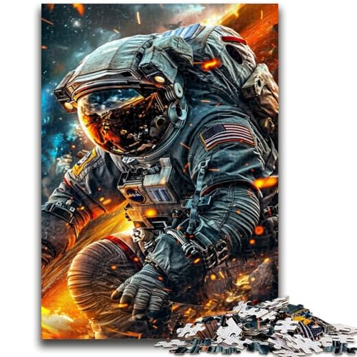 Astronauten-Puzzle für Erwachsene, 1000 Teile, schwierig, hilft dem Gehirn, süchtig machendes Spielzeug zu trainieren, um Geduld zu fördern, tolles Geschenk (50x75cm) von AADSAZA