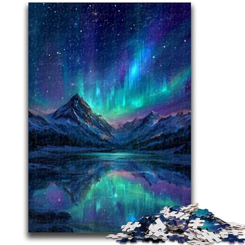 Aurora 1000-teiliges Puzzle für Erwachsene und Jugendliche, Lernspiel, Herausforderung, Spielzeug, einzigartige Heimdekoration und Geschenke (38x26cm) von AADSAZA