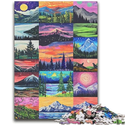 Aurora Collage Puzzle für Erwachsene, 2000 Teile, Staycation, Zeit totschlagen, jedes Teil ist einzigartig – anspruchsvolles Familienspiel (70x100cm) von AADSAZA