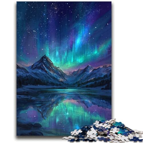 Aurora Puzzle für Erwachsene, 2000 Teile, Spielzeug, Lernspiele, Stressabbau, geeignet als Schreibtischdekoration (70x100cm) von AADSAZA