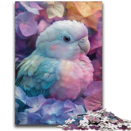 Baby-Papagei-Puzzle für Teenager, 2000 Teile, Stressabbau, schwierige Herausforderung, geeignet als Schreibtischdekoration (70x100cm) von AADSAZA