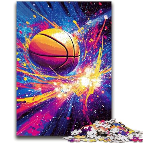 Basketball-Puzzles für Erwachsene und Teenager, anspruchsvolles Spiel und Familienspiel, ganze Familie (50x75cm) von AADSAZA
