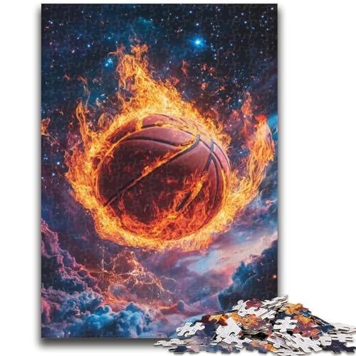 Basketball-Sport-Puzzle für Erwachsene, 1000-teiliges Puzzle, Denkspiel, Wanddekoration, einzigartige Geburtstags (38x26cm) von AADSAZA