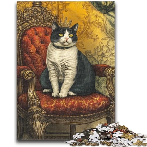 Bauernhof-Katzen-Puzzle 1000 Teile für Teenager, Geschenke, Spielzeug, Lernspiele, Stressabbau, tolle Geschenke und Spielzeuge (38x26cm) von AADSAZA