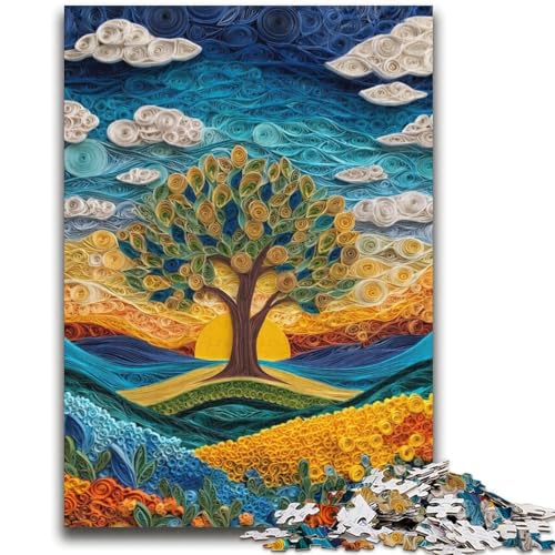 Baum des Lebens, 2000-teiliges Puzzle für Erwachsene und Jugendliche, Spielzeug, Lernspiele, stressabbauende Wanddekoration (70x100cm) von AADSAZA