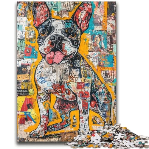 Boxer-Hunde-Puzzles für Erwachsene und Teenager, 2000-teiliges Puzzle, anspruchsvolles Spielspielzeug, jedes Teil ist einzigartig – anspruchsvolles Familienspaßspiel (70x100cm) von AADSAZA