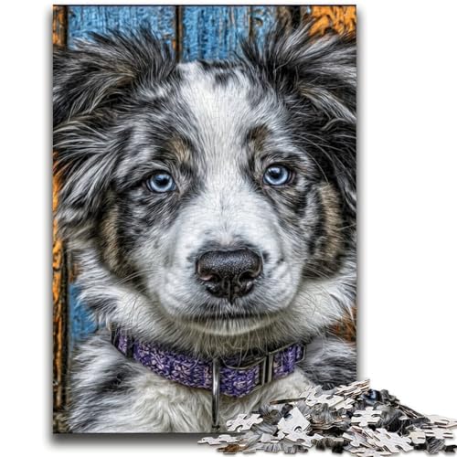 Boxer-Puzzle für Erwachsene, 1000 Teile, anspruchsvoll zu vervollständigen, Aber lustig und humorvoll, mit passendem Poster und Quizblatt (38x26cm) von AADSAZA