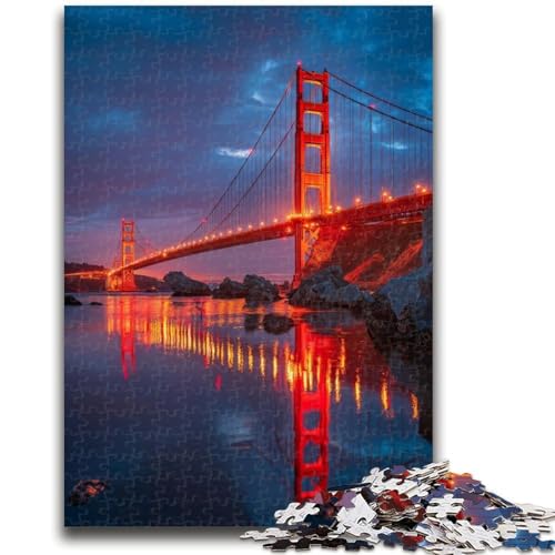 Bridge-Puzzles für Erwachsene und Teenager, anspruchsvolles Spiel und Familienspiel, ganze Familie (38x26cm) von AADSAZA