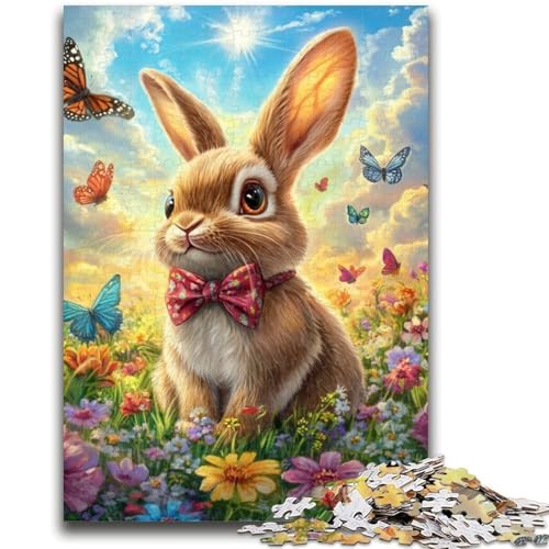 Bunny Baby Puzzle für Erwachsene 1000 Teile, Lernspielzeug, Familienspiele, Geschenke für Freunde und Familie (50x75cm) von AADSAZA