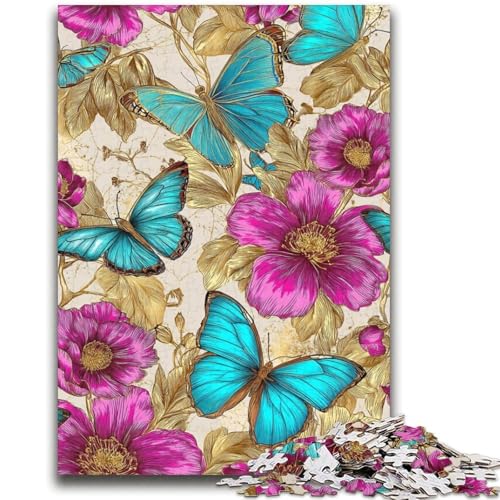 Butterfly Art 2000-teiliges Puzzle für Erwachsene und Jugendliche, anspruchsvolles Spiel und Familienspiel, ganze Familie (70x100cm) von AADSAZA