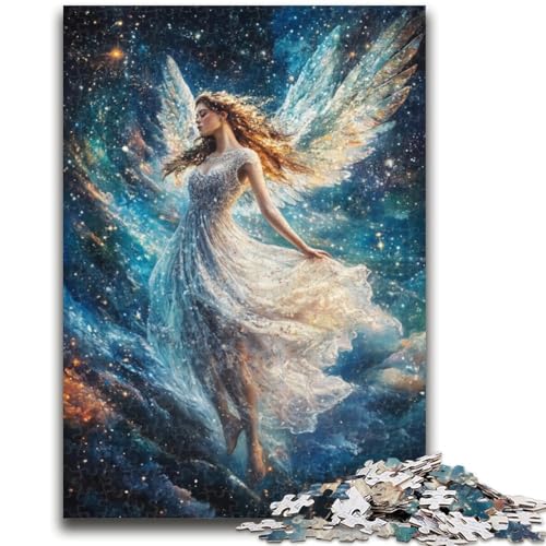 Butterfly Girl Puzzles 1000 Teile für Teenager, helfen dem Gehirn, süchtig machendes Spielzeug zu trainieren, um Geduld zu fördern, einzigartiges Herausforderungsspiel (50x75cm) von AADSAZA