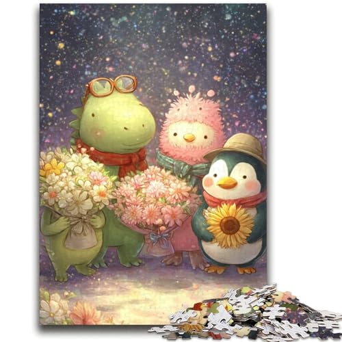 Cartoon-Tiere-Puzzle für Teenager, 2000 Teile, dekomprimierendes intellektuelles Lernspielzeug, tolle Geschenke und Spielzeuge (70x100cm) von AADSAZA