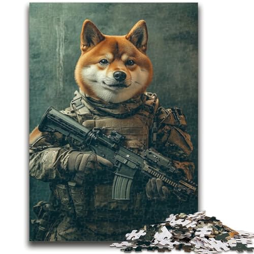 Corgi Special Forces 1000-teiliges Puzzle für Erwachsene, Geschenk, Denkspiel, Wanddekoration, einzigartige Geburtstags (50x75cm) von AADSAZA