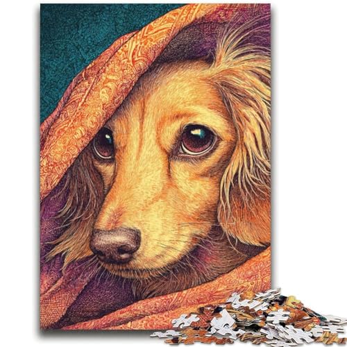 Dackel-Puzzle, 2000 Teile, für Teenager, Geschenke, Quizspiel, Wanddekoration, einzigartige Geburtstags (70x100cm) von AADSAZA