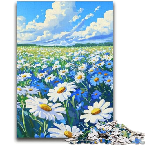 Daisy Field Puzzles für Teenager, 2000 Teile, helfen dem Gehirn, süchtig machendes Spielzeug zu trainieren, um Geduld zu fördern, geeignet für Paare (70x100cm) von AADSAZA