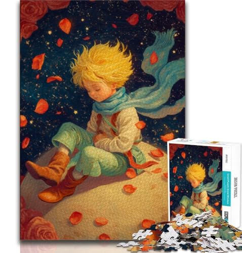 Der kleine Prinz – Puzzles für Teenager, Stressabbau, Zeitvertreib zu Hause, mit passendem Poster und Quizblatt (38x26cm) von AADSAZA