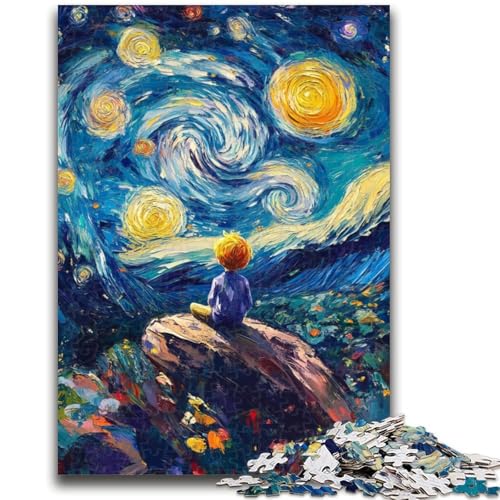 Der kleine Prinz des Nachthimmels, 1000-teiliges Puzzle für Erwachsene und Jugendliche, Mustermontage, Spaß bei Aktivitäten zu Hause, Geburtstagsgeschenk, Reisegeschenk (50x75cm) von AADSAZA