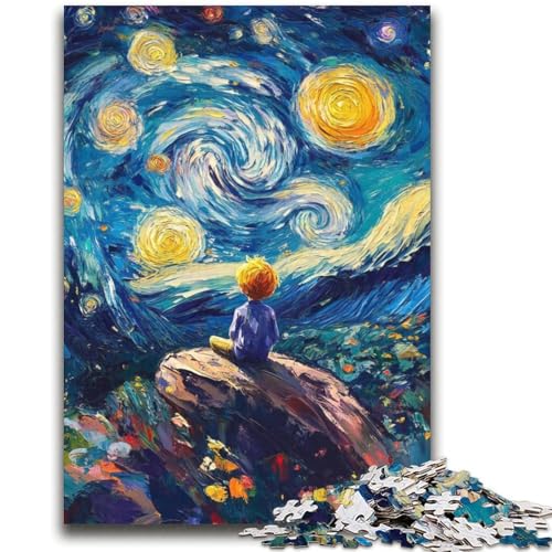 Der kleine Prinz des Nachthimmels, 2000-teiliges Puzzle für Teenager, hilft dem Gehirn, süchtig machendes Spielzeug zu trainieren, um Geduld zu fördern, einzigartiges Herausforderungsspiel (70x100cm) Der kleine Prinz des Nachthimmels, 2000-teiliges Puzzle für Teenager, hilft dem Gehirn, süchtig machendes Spielzeug zu trainieren, um Geduld zu fördern, einzigartiges Herausforderungsspiel (70x100cm) von AADSAZA