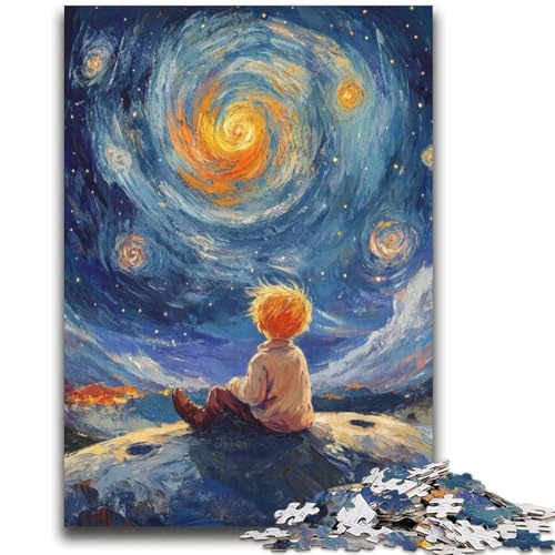 Der kleine Prinz des Nachthimmels, Puzzle für Erwachsene, 2000 Teile, hilft dem Gehirn, süchtig machendes Spielzeug zu trainieren, um Geduld zu fördern, EIN Kunstwerk (70x100cm) von AADSAZA