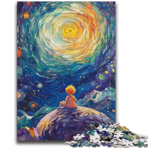 Der kleine Prinz des Nachthimmels, Puzzle für Teenager, 2000 Teile, anspruchsvolles Spiel und Familienspaß mit vollständig ineinandergreifenden, zufällig geformten Teilen (70x100cm) von AADSAZA
