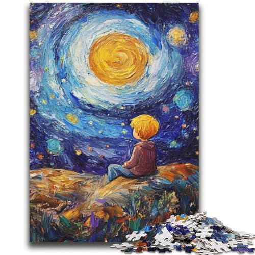 Der kleine Prinz des Nachthimmels, Puzzle mit 2000 Teilen für Teenager, Lernspiele, Heimdekoration, Geschenk für die ganze Familie (70x100cm) von AADSAZA