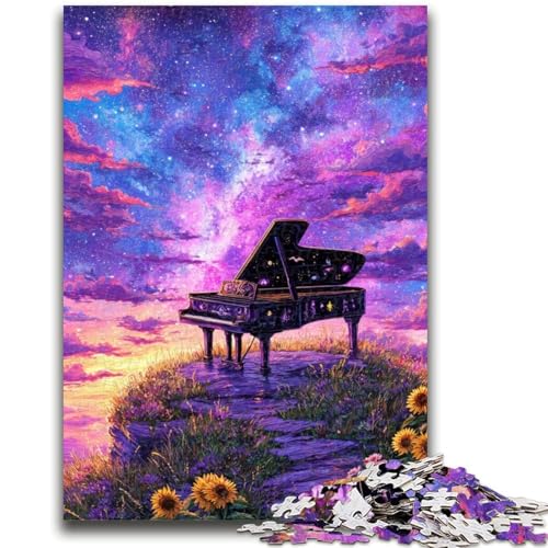 Dream Piano Puzzles für Teenager, 1000 Teile Puzzle, anspruchsvolles Spielgeschenk, ganze Familie (50x75cm) von AADSAZA