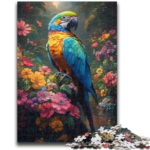 Dschungelpapagei-Puzzle 1000 Teile für Erwachsene und Jugendliche, Spielzeug, Lernspiele, Stressabbau, tolle Geschenke und Spielzeuge (38x26cm) von AADSAZA