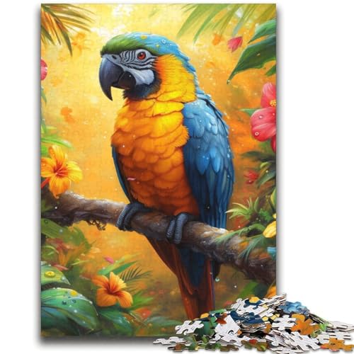 Dschungelpapagei-Puzzles für Teenager, 2000-teiliges Puzzle, lustige Spiele, jedes Teil ist einzigartig – anspruchsvolles Familienspiel (70x100cm) von AADSAZA