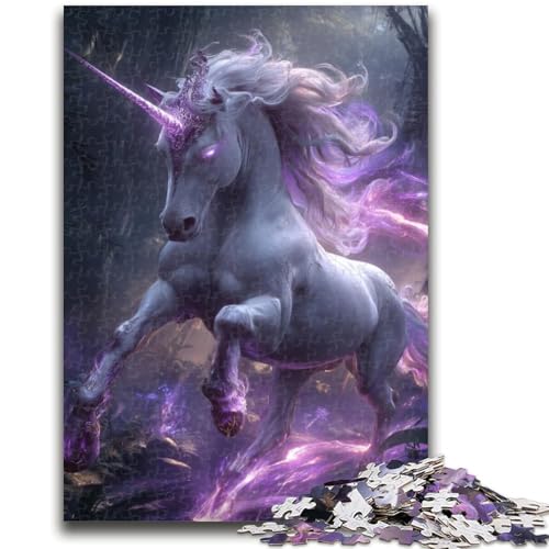 Einhorn-Puzzle 1000 Teile für Erwachsene und Jugendliche, Spielzeug, Lernspiele, Stressabbau, tolle Geschenke und Spielzeuge (38x26cm) von AADSAZA