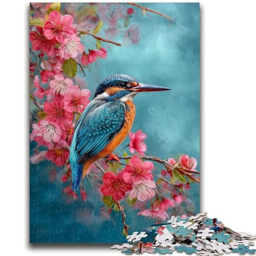 Eisvogel-Puzzle, 1000 Teile, für Jugendliche und Erwachsene, Spielzeug, Lernspiele, Stressabbau, tolle Geschenke und Spielzeuge (38x26cm) von AADSAZA