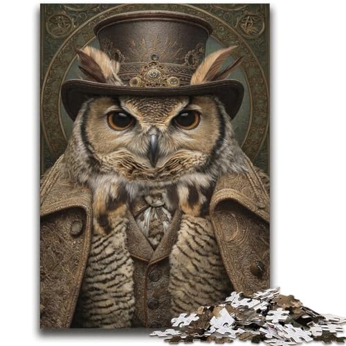 Eulen-Puzzle, 2000 Teile, Geschenk für Erwachsene, Familienspiel, Stressabbau, schwierige Herausforderung, tolle Geschenke und Spielzeuge (70x100cm) von AADSAZA