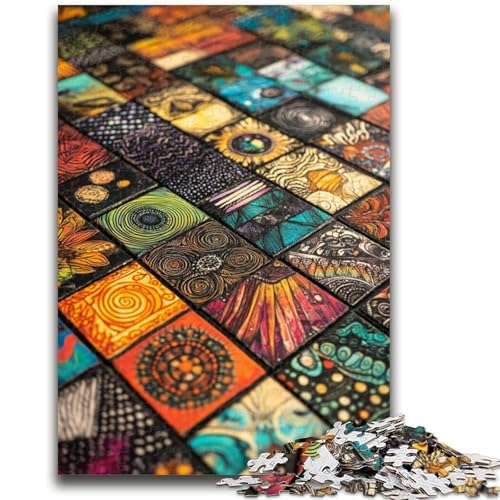 Fantasy Art Puzzle 1000 Teile für Teenager Geschenke, Spielzeug Lernspiele Stressabbau Tolle Geschenke und Spielzeuge (50X75cm) von AADSAZA