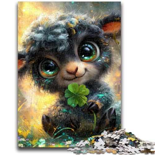 Fantasy-Schaf-Puzzle für Teenager, 1000 Teile, dekomprimierendes intellektuelles Lernspielzeug, tolle Geschenke und Spielzeuge (38x26cm) von AADSAZA