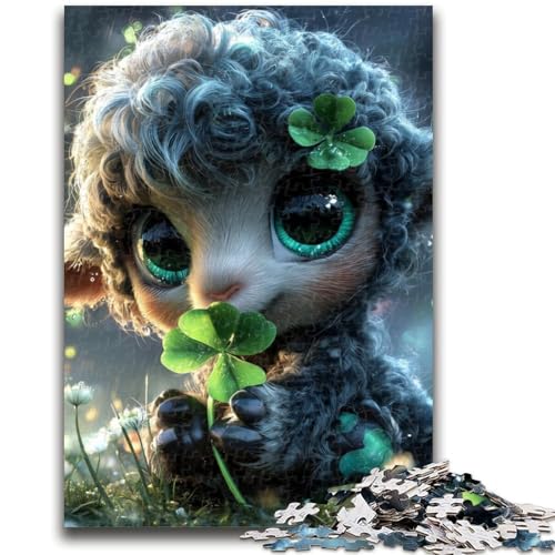Fantasy-Schaf-Puzzle mit 1000 Teilen, Geschenk für Teenager, Lernspiel, Herausforderungsspielzeug, einzigartige Heimdekoration und Geschenke (38x26cm) von AADSAZA