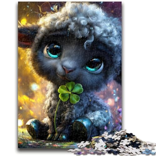 Fantasy-Schaf-Puzzles für Erwachsene, anspruchsvoll zu vervollständigen, Aber EIN lustiges und humorvolles Geburtstagsgeschenk, Geschenke, Wandkunst (38x26cm) von AADSAZA