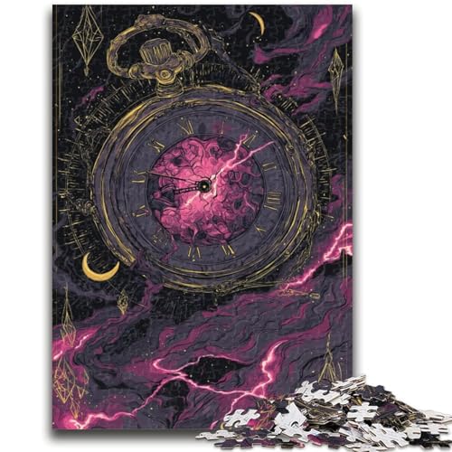 Fantasy-Wecker-Puzzle 1000 Teile für Teenager-Geschenke, Spielzeug, Lernspiele, Stressabbau, tolle Geschenke und Spielzeuge (38x26cm) von AADSAZA