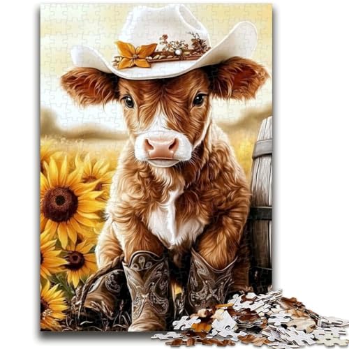 Farm Yak 1000-teiliges Puzzle für Erwachsene, Geschenke, Denkspiel, Wanddekoration, einzigartige Geburtstags (50x75cm) von AADSAZA