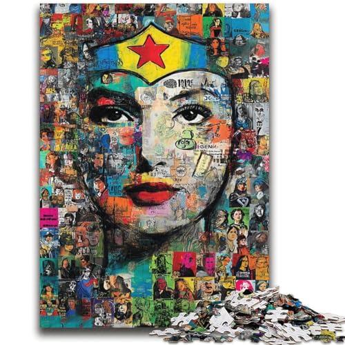 Filmplakat-Puzzle für Teenager, 2000 Teile, dekomprimierendes intellektuelles Lernspielzeug, tolle Geschenke und Spielzeuge (70x100cm) von AADSAZA